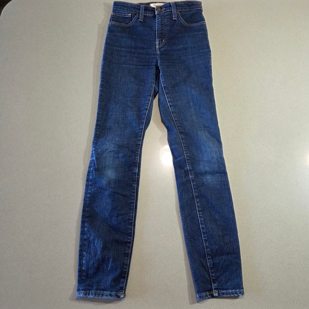 Madewell Curvy High-Rise Skinny Jeans Dark Wash Denim Size 25